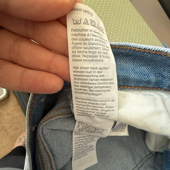 Women's 28 Madewell 10" High-Rise Skinny Crop Jeans Light Wash Distressing - Picture 8 of 10